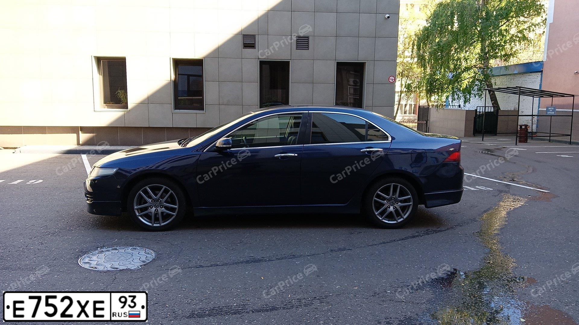 Фото автомобиля HONDA ACCORD, 2007 — госномер Н966ТР35. Цвет: ТЕМНО-СИНИЙ