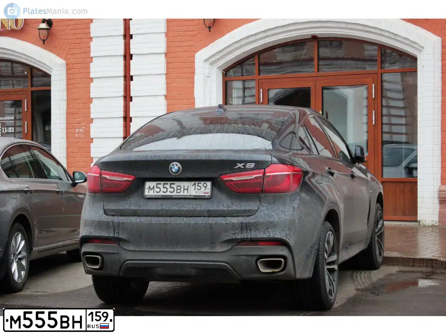 Фото автомобиля BMW X6, 2019 — госномер К600ВН159. Цвет: ЧЕРНЫЙ