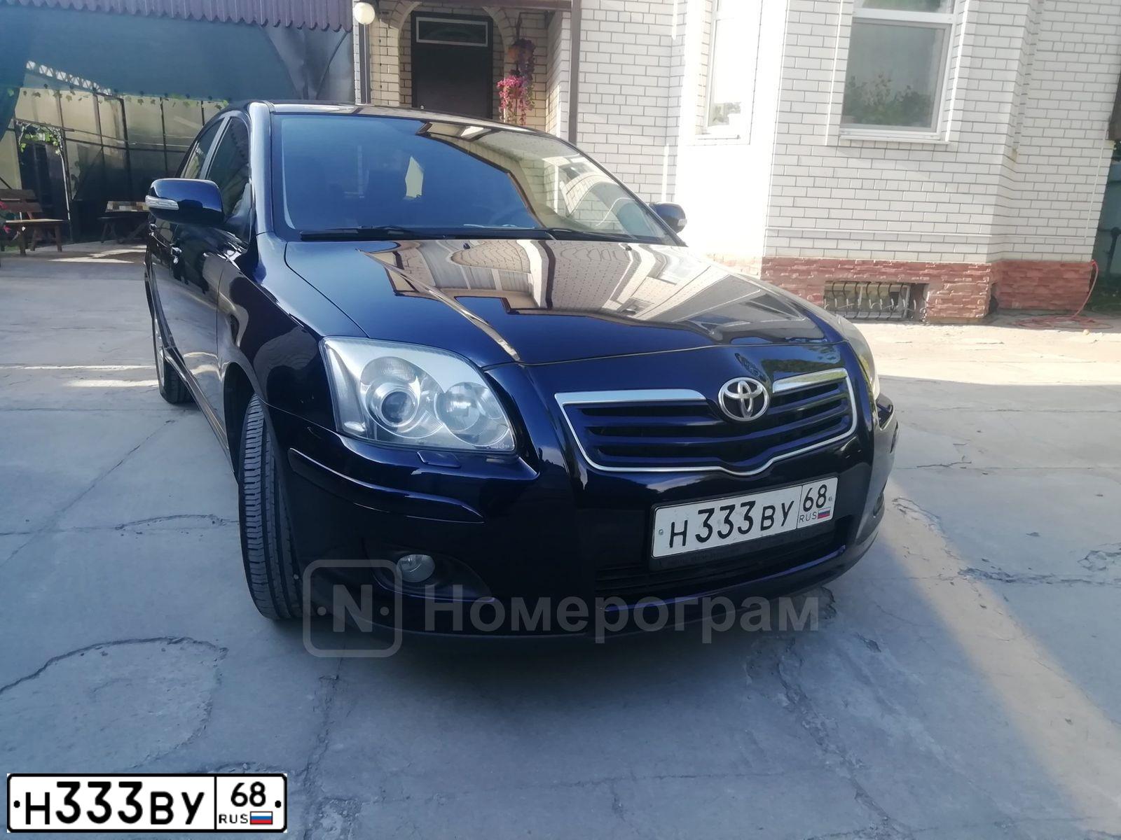 Фото автомобиля FORD FOCUS, 2007 — госномер Н333ВУ68. Цвет: ЧЕРНЫЙ