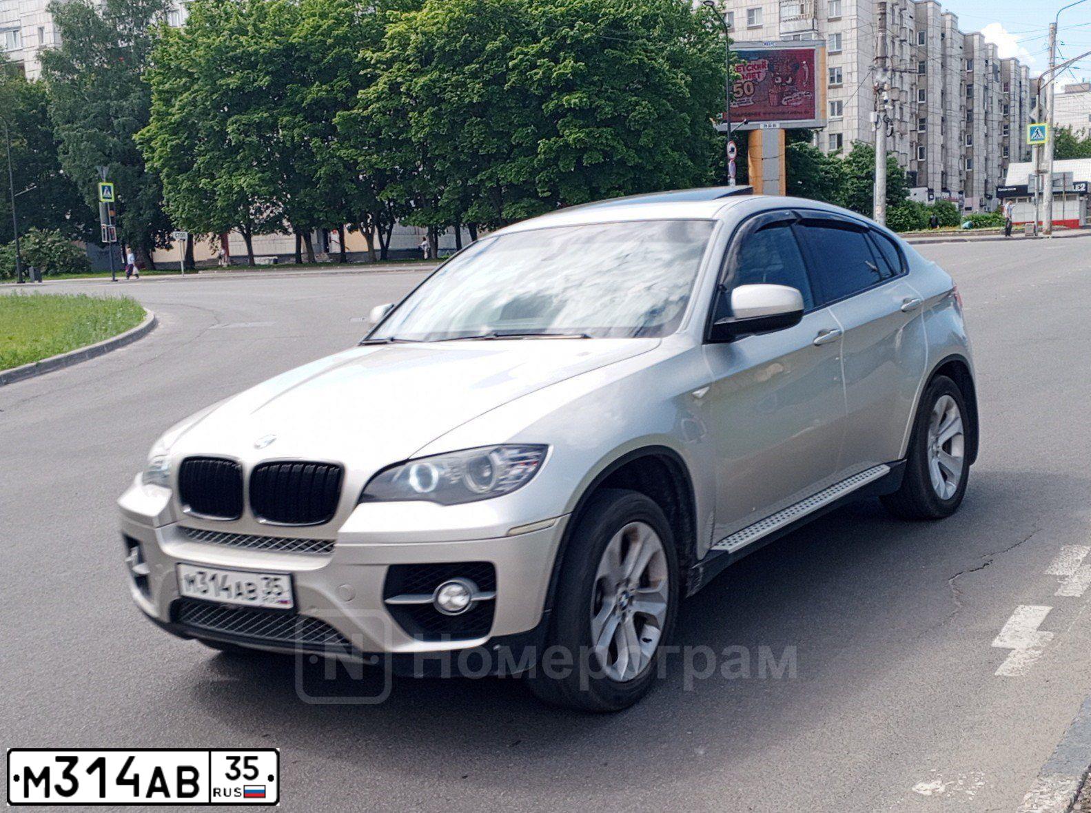 Фото автомобиля BMW X6, 2009 — госномер М515ВХ10. Цвет: ЗОЛОТИСТЫЙ