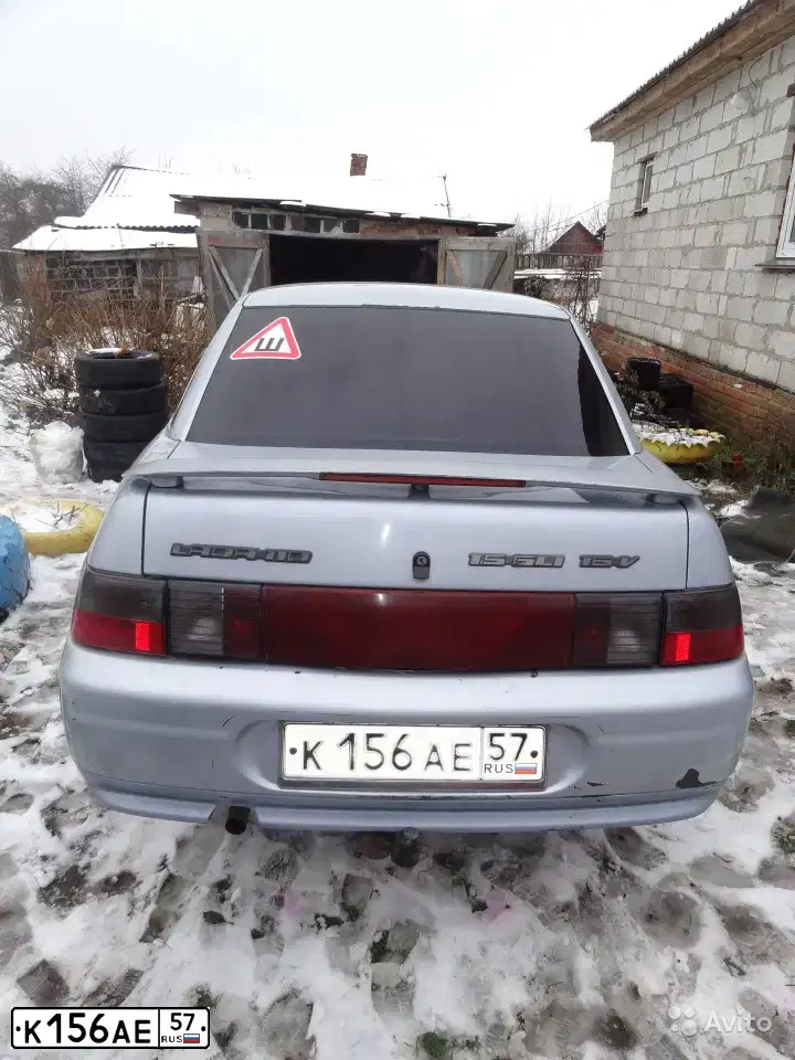 Фото автомобиля LADA 2110, 2001 — госномер К156АЕ57. Цвет: СЕРЕБРИСТО-ГОЛУБОЙ