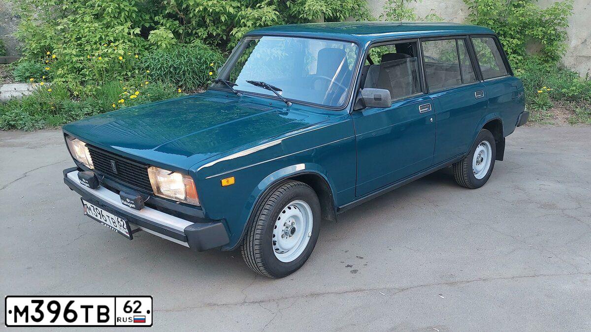 Фото автомобиля LADA 2104, 2001 — госномер М396ТВ62. Цвет: сине-зеленый
