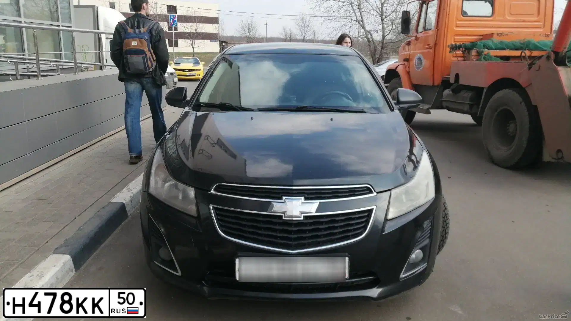 Фото автомобиля CHEVROLET CRUZE, 2013 — госномер Р191АВ761. Цвет: ЧЕРНЫЙ