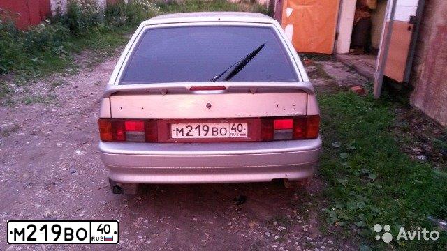 Фото автомобиля LADA 2114 SAMARA, 2004 — госномер М219ВО40. Цвет: СЕРЫЙ