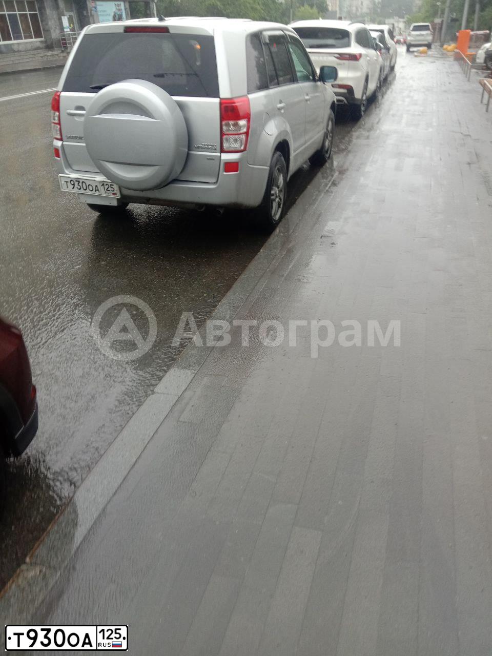Фото автомобиля SUZUKI /GRAND/ VITARA, 2011 — госномер В580АУ125. Цвет: Серый