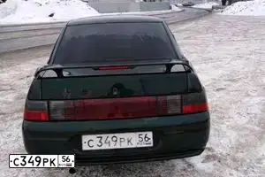 Фото автомобиля LADA 2110 LADA, 2003 — госномер А663ЕМ156. Цвет: Темно-зеленый