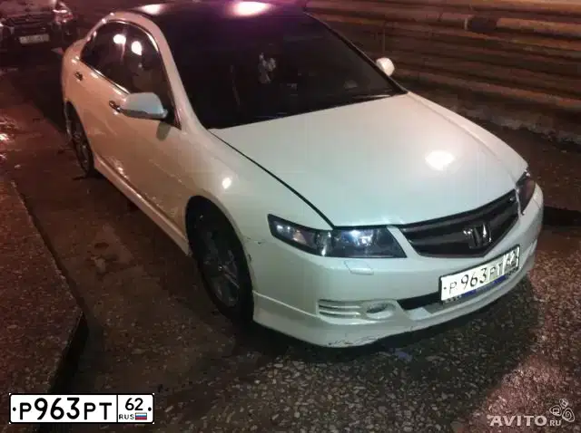 Фото автомобиля HONDA ACCORD, 2007 — госномер А779ХМ122. Цвет: Белый