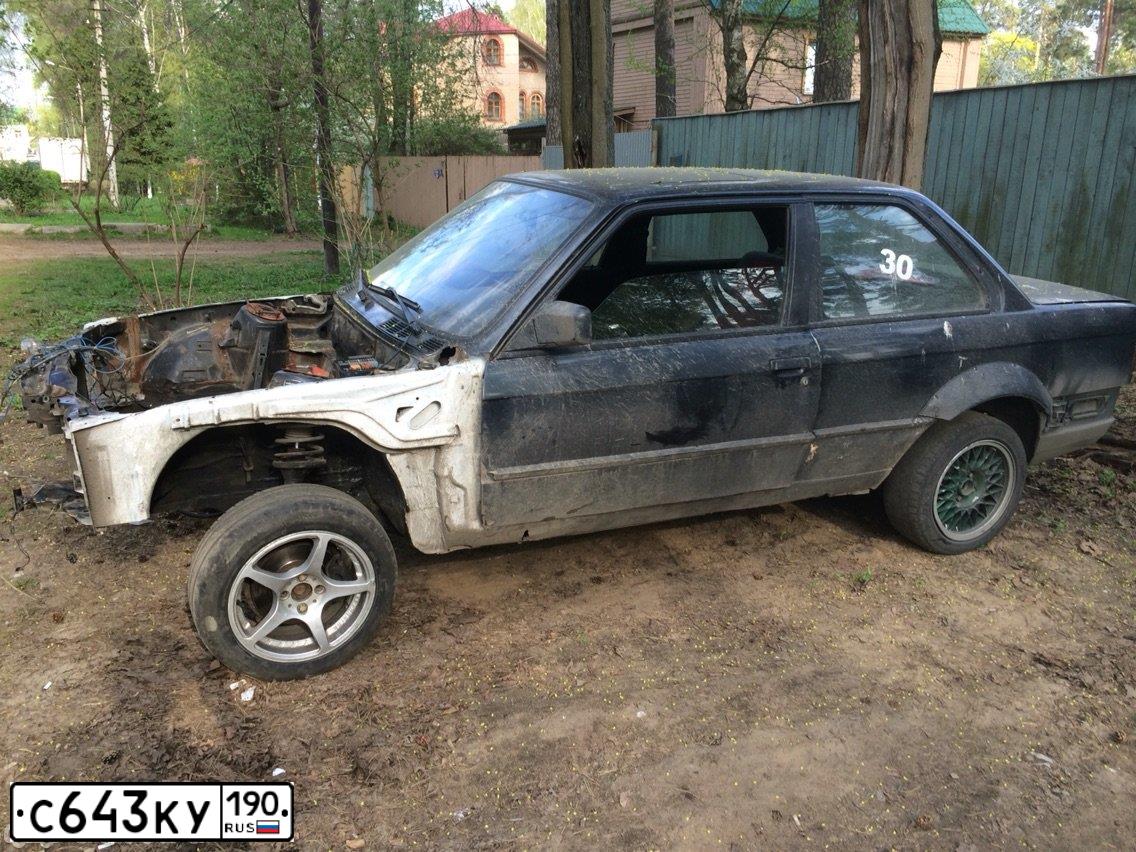 Фото автомобиля BMW SERIE 3, 1990 — госномер С931ЕХ90. Цвет: ЧЕРНЫЙ