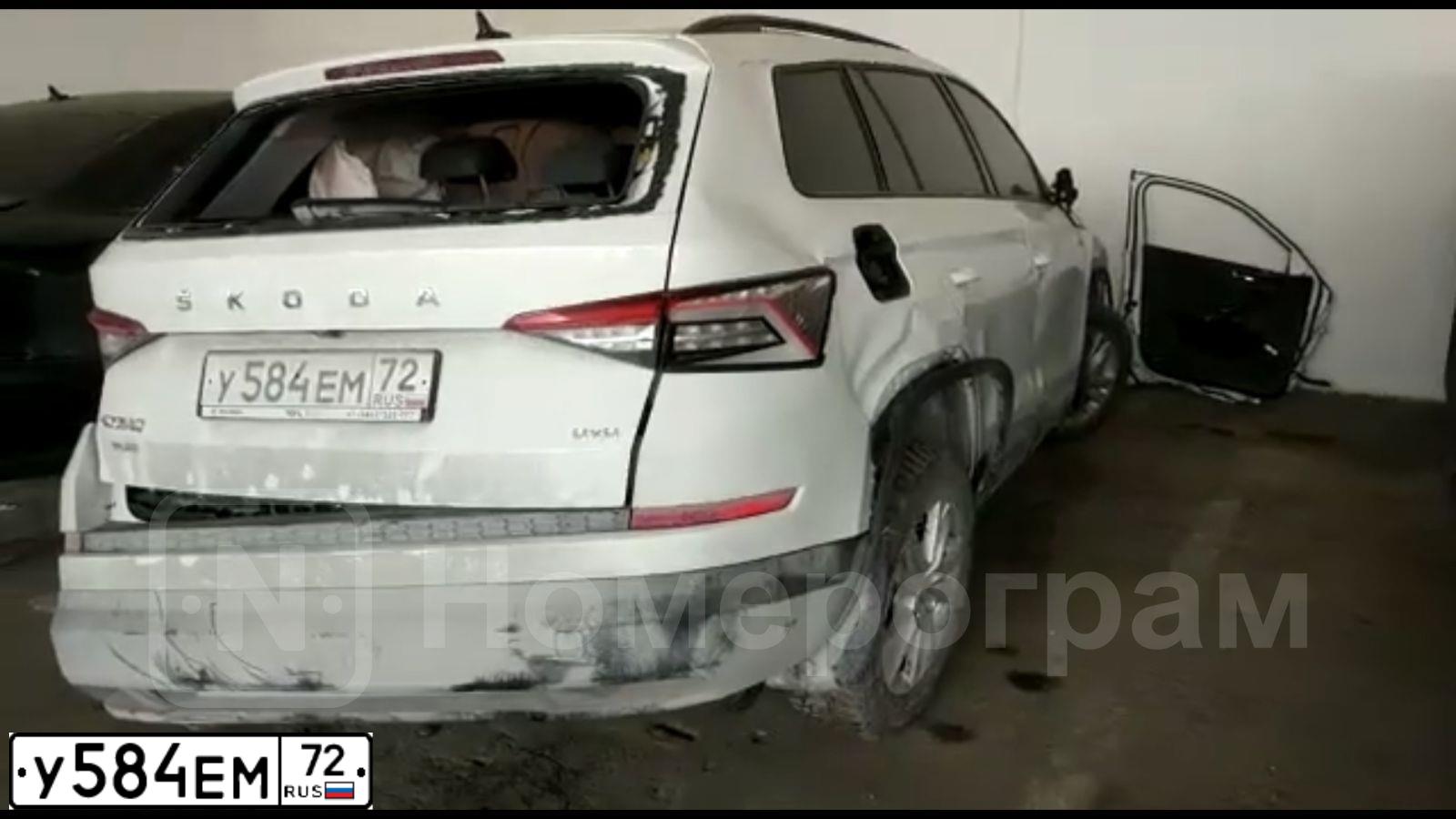 Фото автомобиля SKODA KODIAQ, 2020 — госномер Т754ОК797. Цвет: Белый