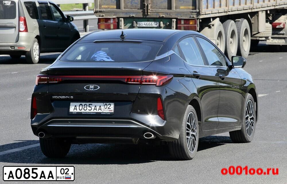 Фото автомобиля TOYOTA CAMRY, 2007 — госномер А085АА02. Цвет: ЧЕРНЫЙ