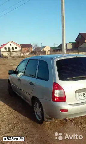 Фото автомобиля LADA 1117 KALINA, 2009 — госномер К838РК05. Цвет: СЕРЕБРИСТЫЙ