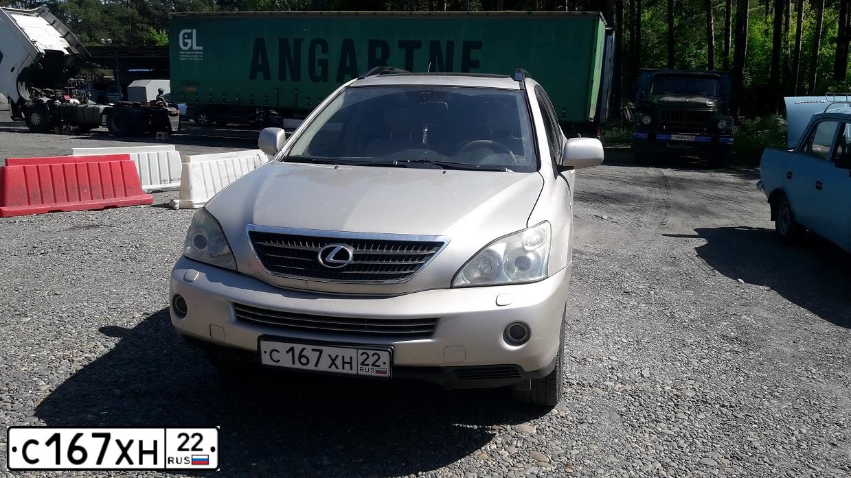 Фото автомобиля LEXUS RX, 2006 — госномер К308АС122. Цвет: БЕЖЕВЫЙ