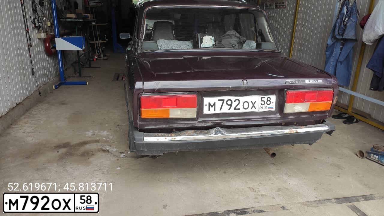 Фото автомобиля LADA 2107, 2009 — госномер М350ТХ13