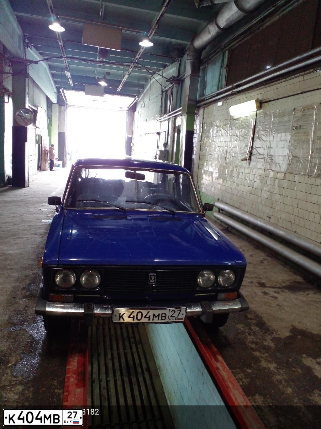 Фото автомобиля LADA 2106, 2001 — госномер Р046ХР27. Цвет: голубой