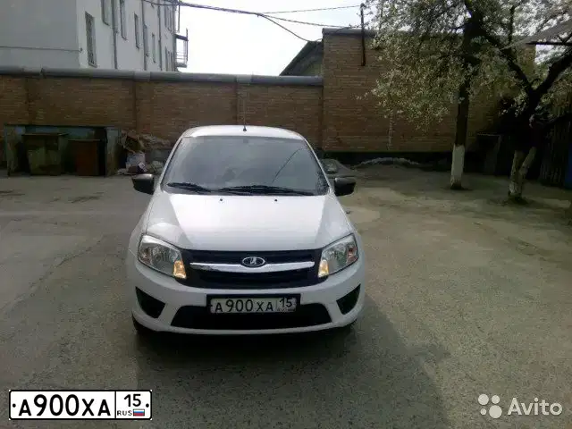 Фото автомобиля LADA 2190 GRANTA, 2017 — госномер К248ТР95. Цвет: Белый