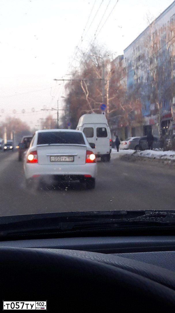 Фото автомобиля DAEWOO MATIZ, 2011 — госномер Т057ТУ102. Цвет: Серебристый