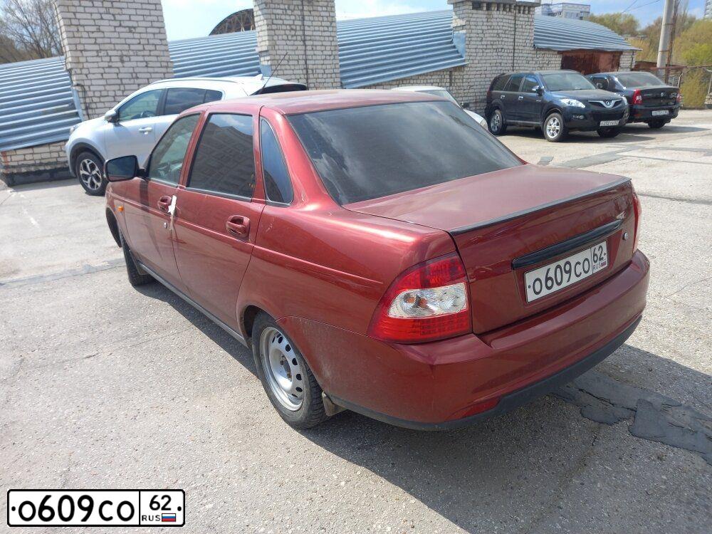 Фото автомобиля LADA 2170 PRIORA, 2015 — госномер О520ЕО32. Цвет: КРАСНЫЙ