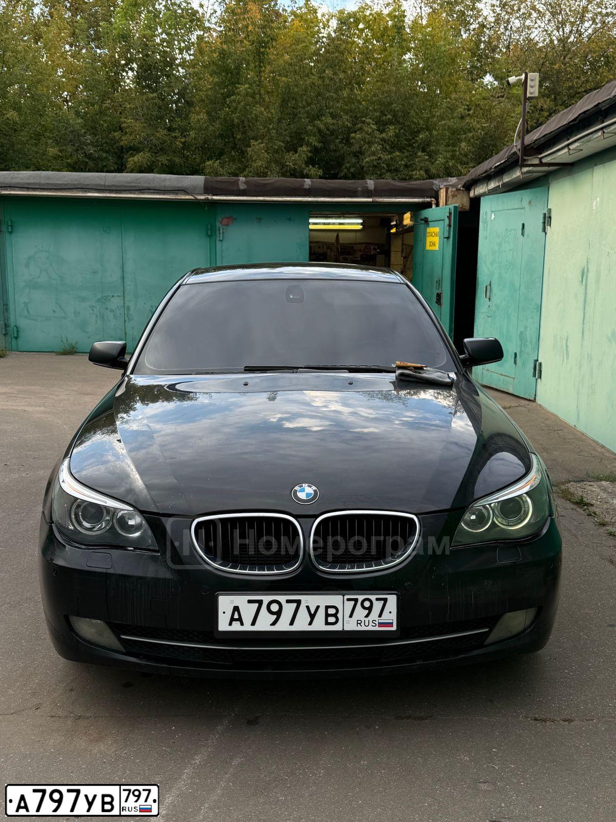 Фото автомобиля BMW SERIE 5, 2007 — госномер А797УВ797. Цвет: ЧЕРНЫЙ