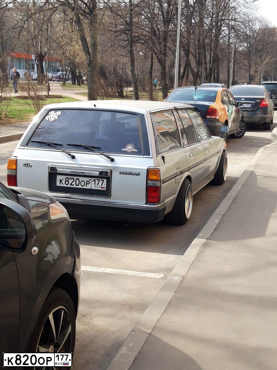Фото автомобиля TOYOTA MARK II, 1991 — госномер К820ОР177