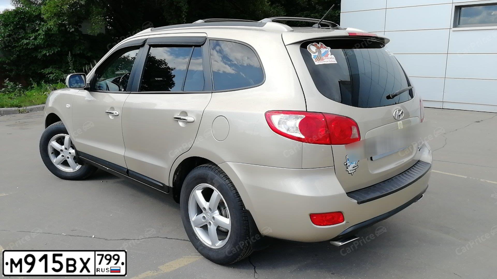 Фото автомобиля HYUNDAI SANTA FE, 2006 — госномер К197ЕХ180. Цвет: БЕЖЕВЫЙ