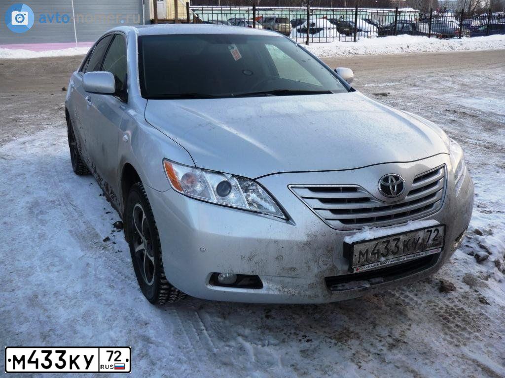 Фото автомобиля TOYOTA CAMRY, 2008 — госномер М727МН186. Цвет: Серебристый