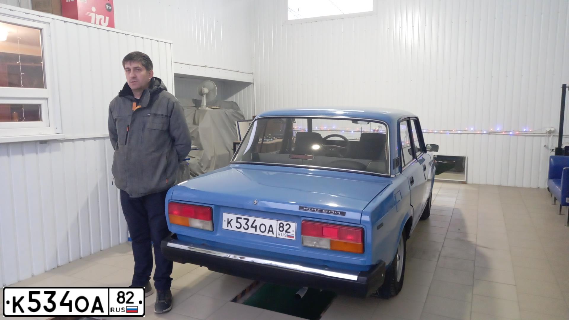 Фото автомобиля VAZ ВАЗ 21070, 2004 — госномер Н920МХ82. Цвет: синий