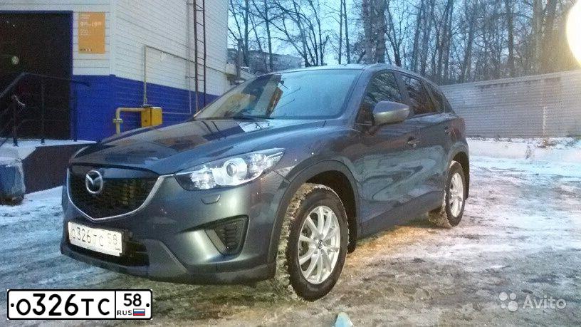 Фото автомобиля MAZDA CX-5, 2013 — госномер В895УР164. Цвет: СЕРЫЙ