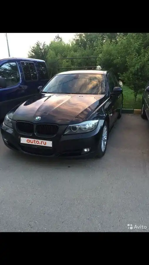 Фото автомобиля BMW SERIE 3, 2009 — госномер Е550ЕА323. Цвет: ЧЕРНЫЙ