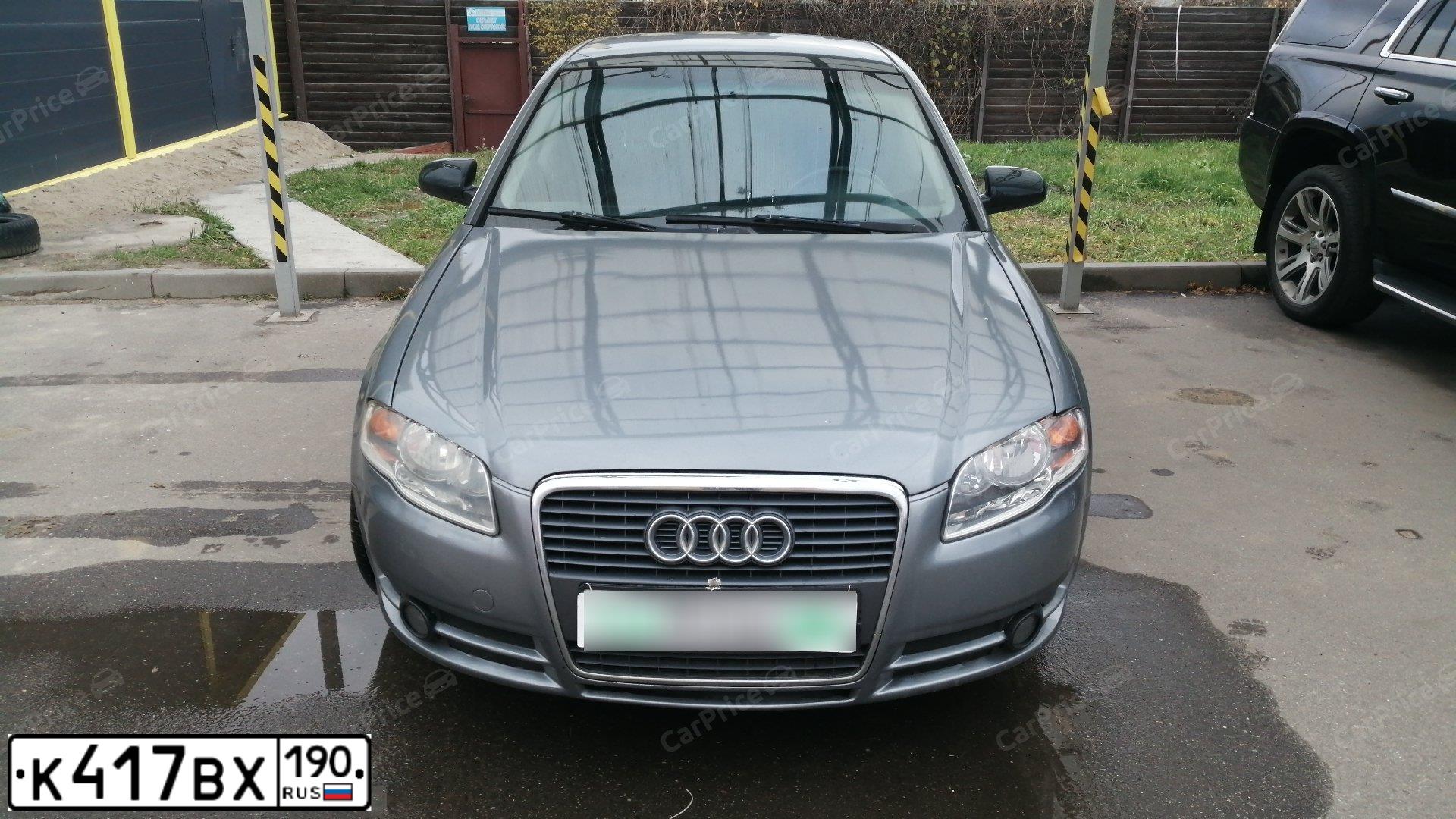 Фото автомобиля AUDI A4, 2007 — госномер Е048РВ147. Цвет: СЕРЫЙ