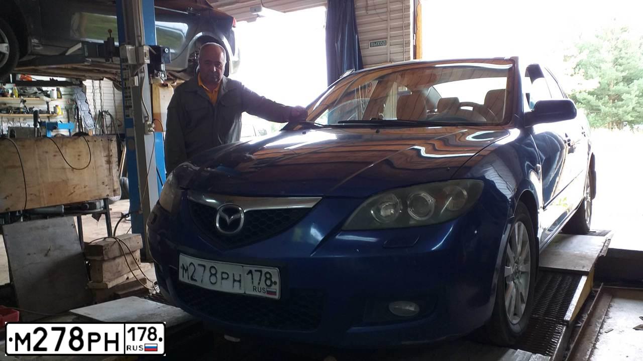 Фото автомобиля MAZDA A 3, 2006 — госномер В143УН37. Цвет: СИНИЙ