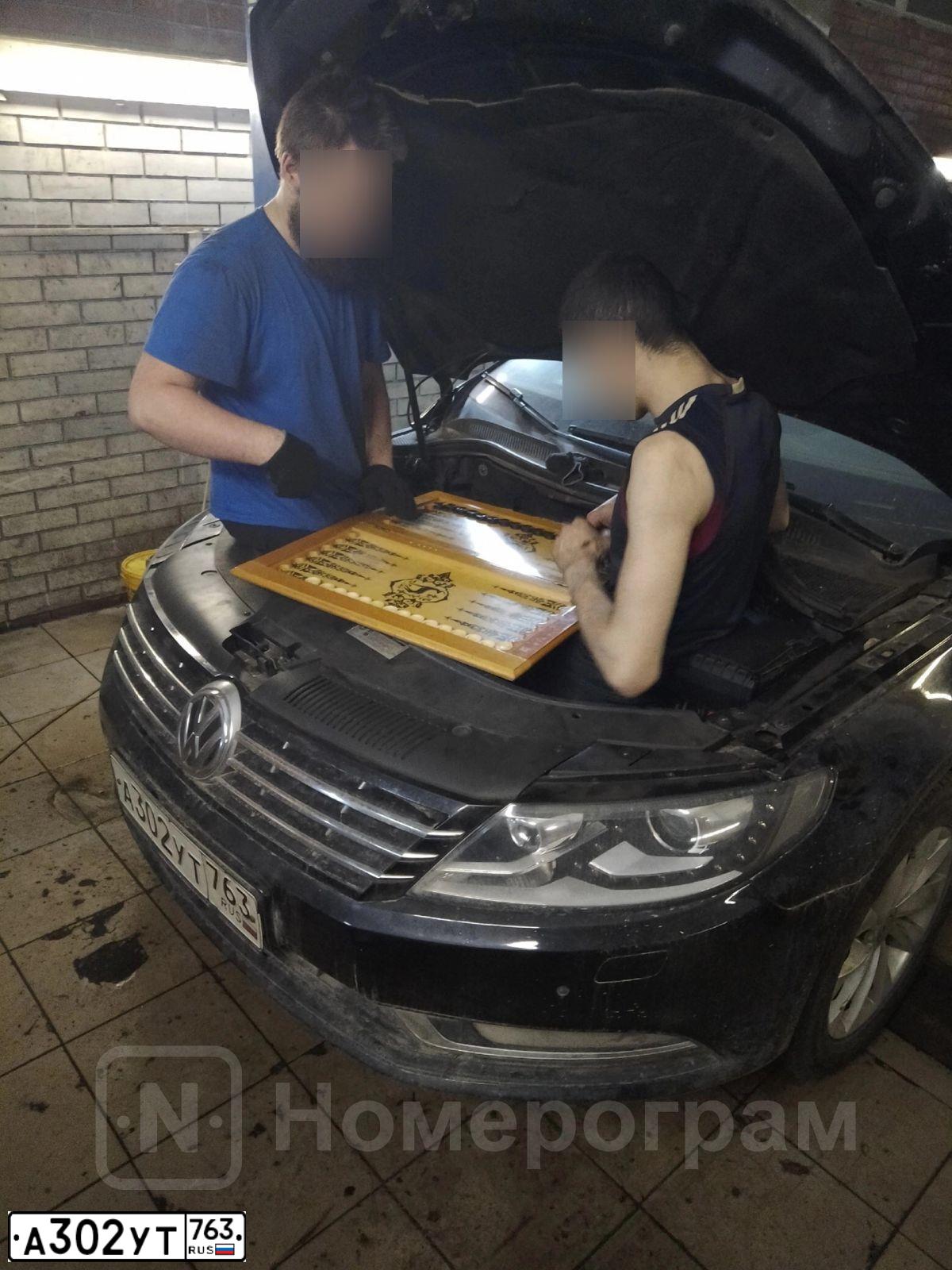 Фото автомобиля VOLKSWAGEN CC, 2012 — госномер А302УТ763. Цвет: ЧЕРНЫЙ