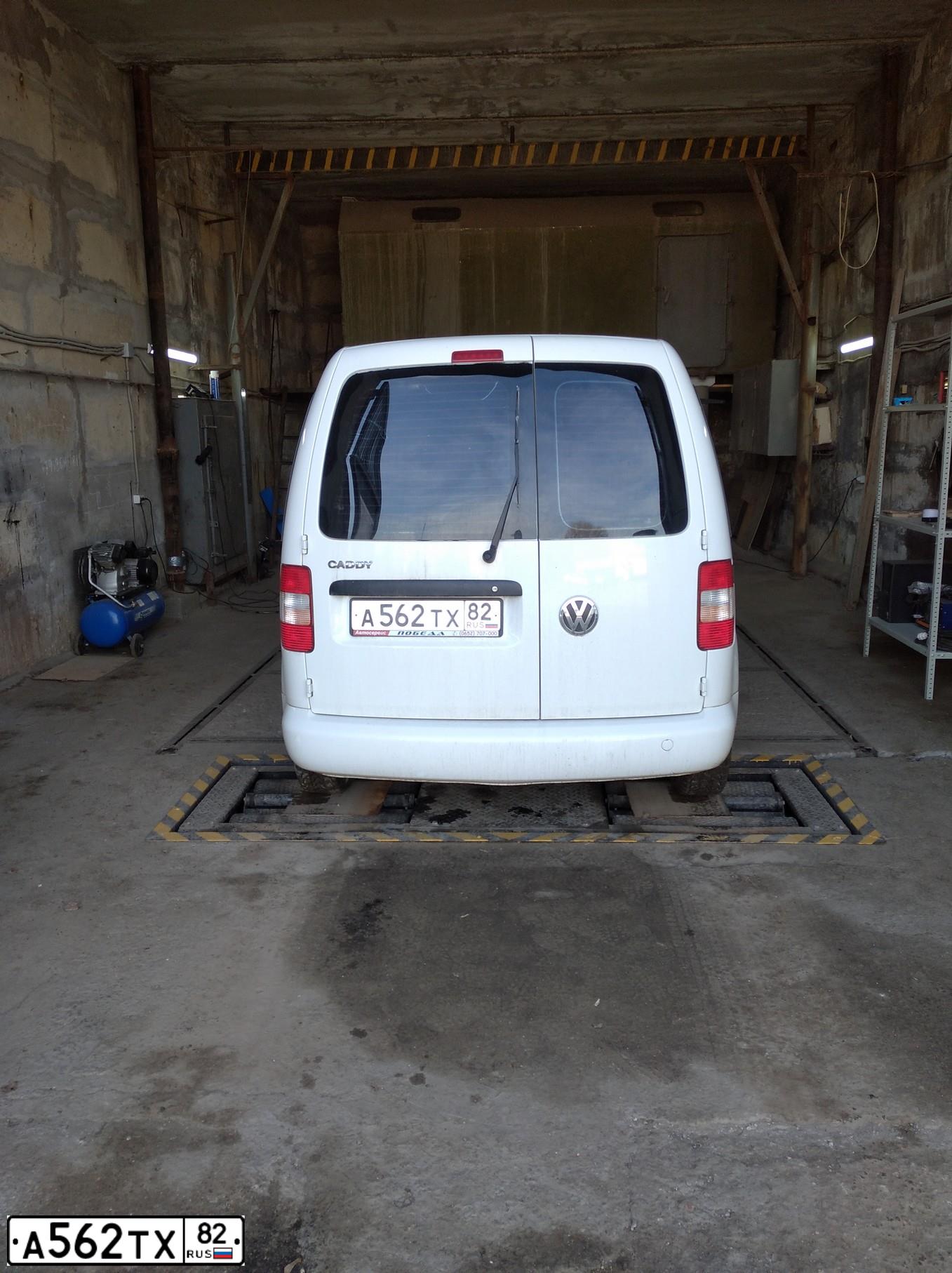 Фото автомобиля VOLKSWAGEN CADDY, 2007 — госномер Н373ВА82
