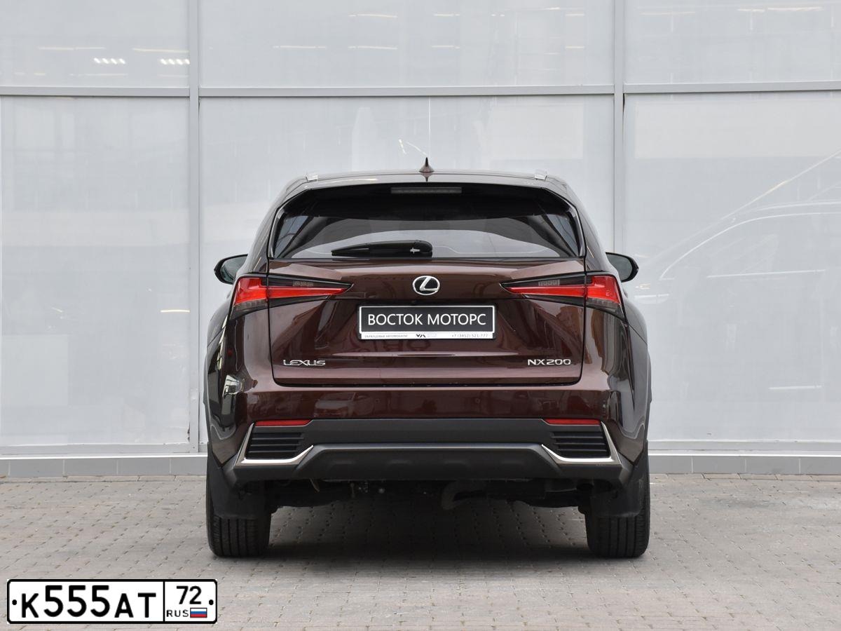 Фото автомобиля LEXUS NX, 2017 — госномер К555АТ72. Цвет: Коричневый