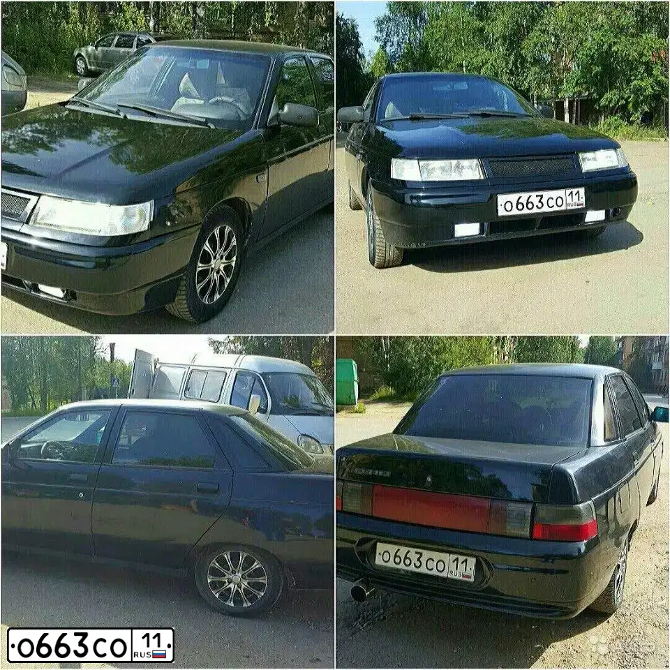 Фото автомобиля LADA 2110, 2006 — госномер О663СО11. Цвет: ГРАФИТОВЫЙ МЕТАЛЛИК
