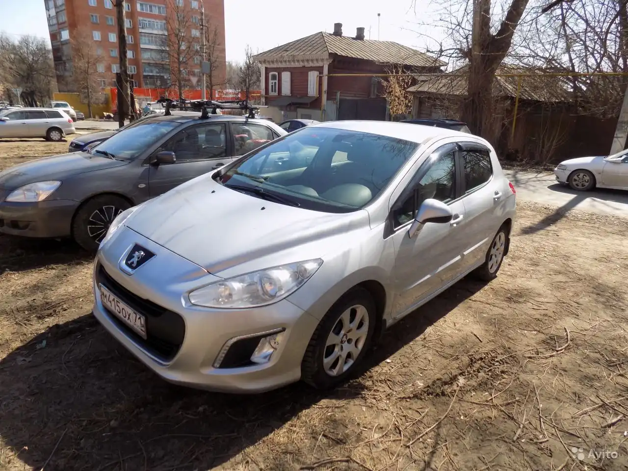 Фото автомобиля PEUGEOT 308, 2012 — госномер Х244АО71. Цвет: Серебристый
