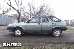 Фото автомобиля LADA 2109 SAMARA, 1995 — госномер А262РО193. Цвет: СЕРЫЙ