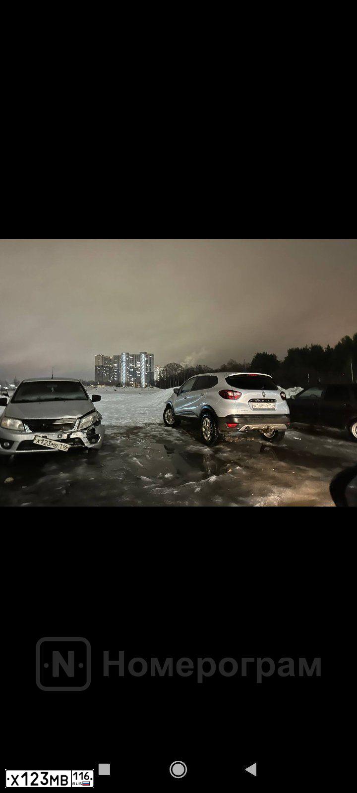 Фото автомобиля LADA 2191 GRANTA, 2016 — госномер Х123МВ116. Цвет: СЕРЕБРИСТЫЙ