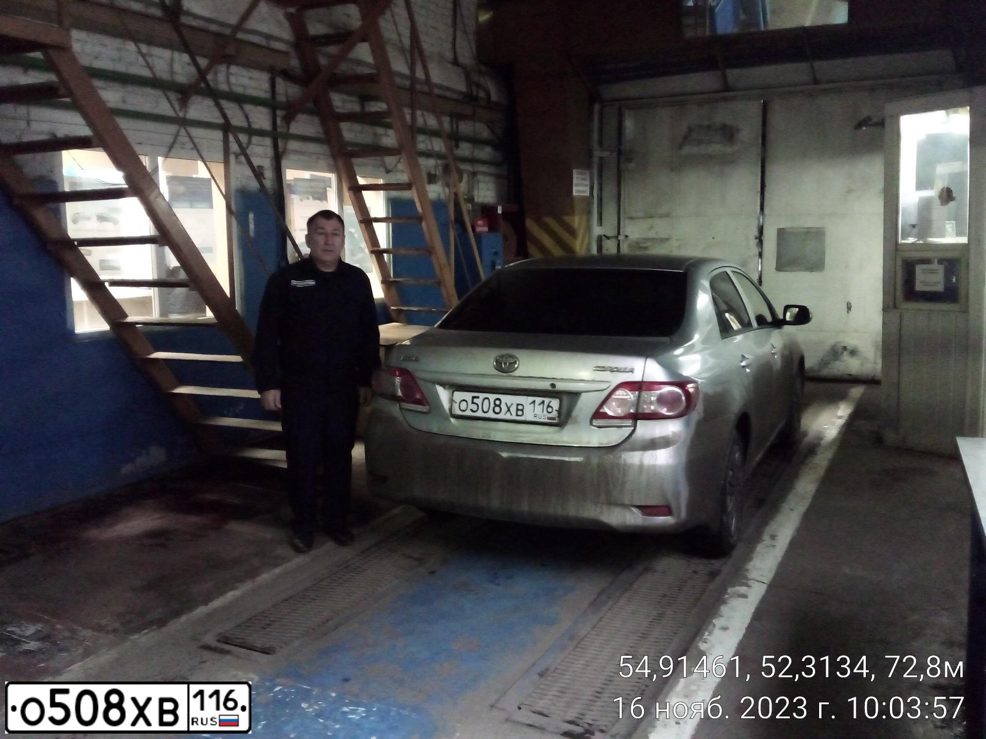 Фото автомобиля TOYOTA COROLLA, 2011 — госномер О508ХВ116. Цвет: СЕРЕБРИСТЫЙ
