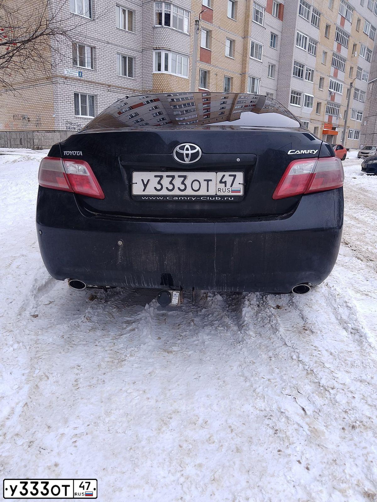 Фото автомобиля TOYOTA CAMRY, 2007 — госномер С273АН11