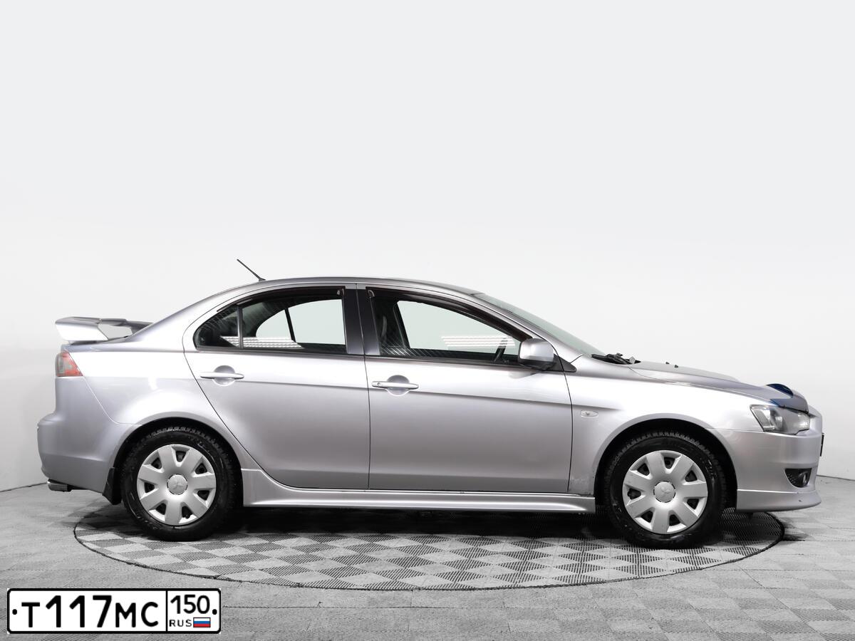 Фото автомобиля MITSUBISHI LANCER, 2008 — госномер В241АН550. Цвет: СЕРЕБРИСТЫЙ