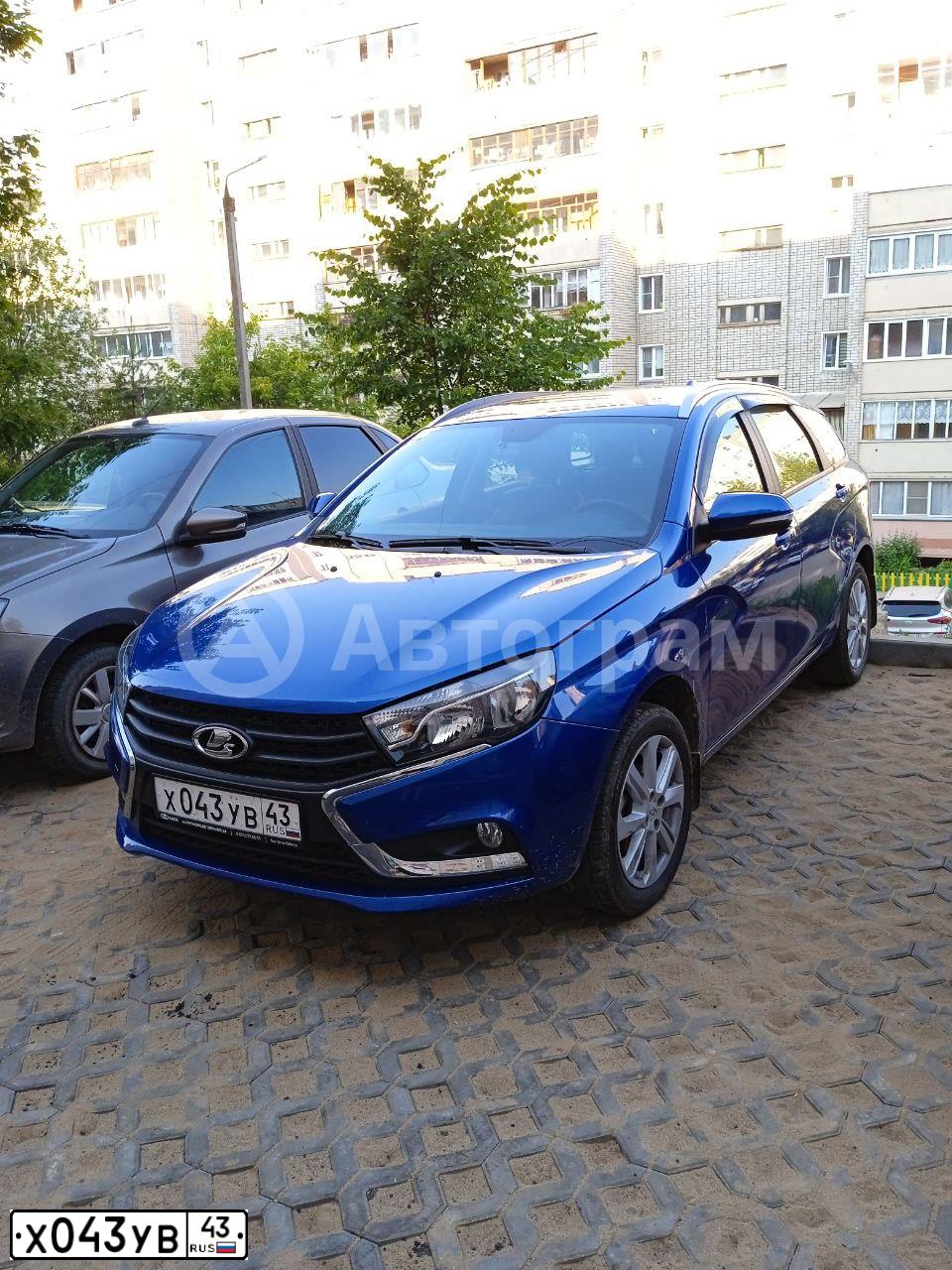 Фото автомобиля LADA VESTA, 2021 — госномер С790ЕТ761. Цвет: синий