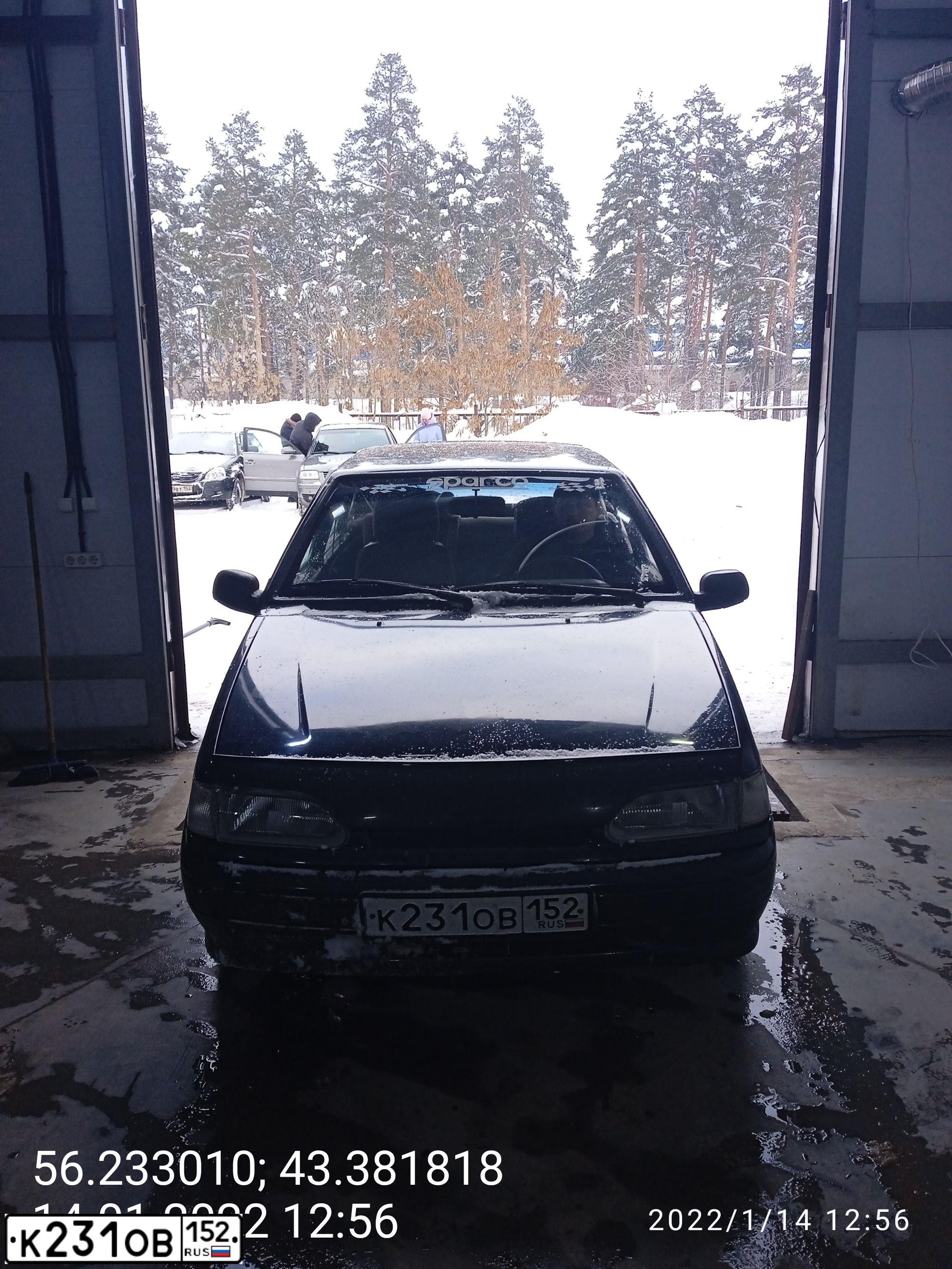Фото автомобиля LADA 2114 SAMARA, 2006 — госномер К231ОВ152. Цвет: ЧЕРНЫЙ