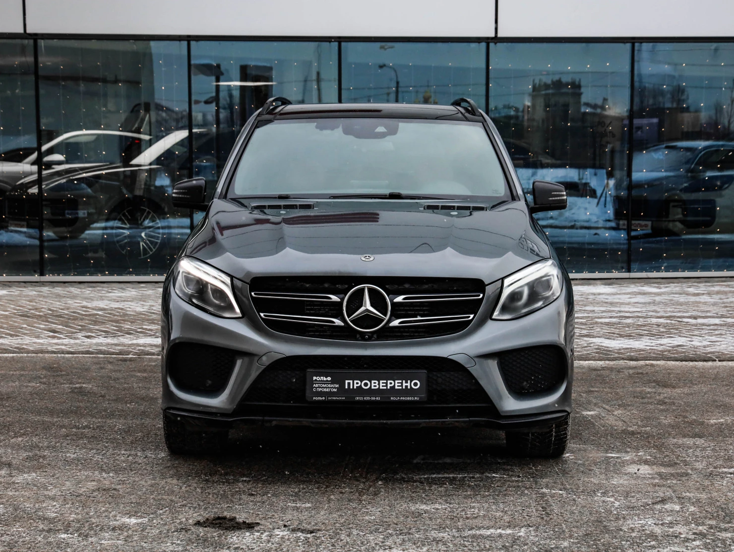 Фото автомобиля MERCEDES GLE-KLASSE, 2017 — госномер Н672ТО198. Цвет: СЕРЫЙ