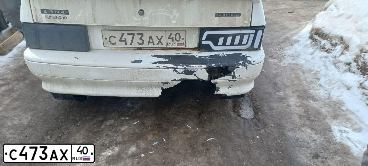 Фото автомобиля LADA 2114 SAMARA, 2012 — госномер С473АХ40. Цвет: Белый