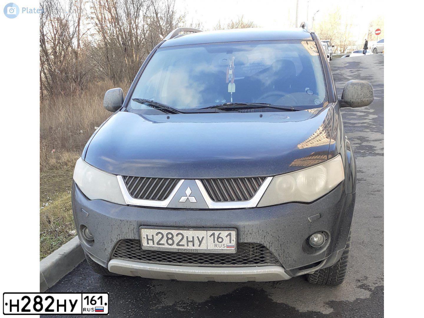 Фото автомобиля MITSUBISHI OUTLANDER, 2008 — госномер М751НМ45. Цвет: ЧЕРНЫЙ