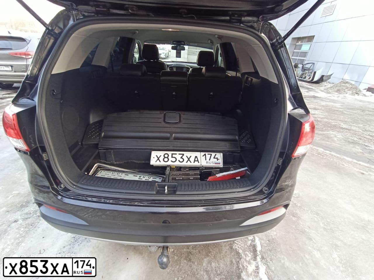 Фото автомобиля KIA SORENTO, 2017 — госномер С404ХУ196. Цвет: ЧЕРНЫЙ