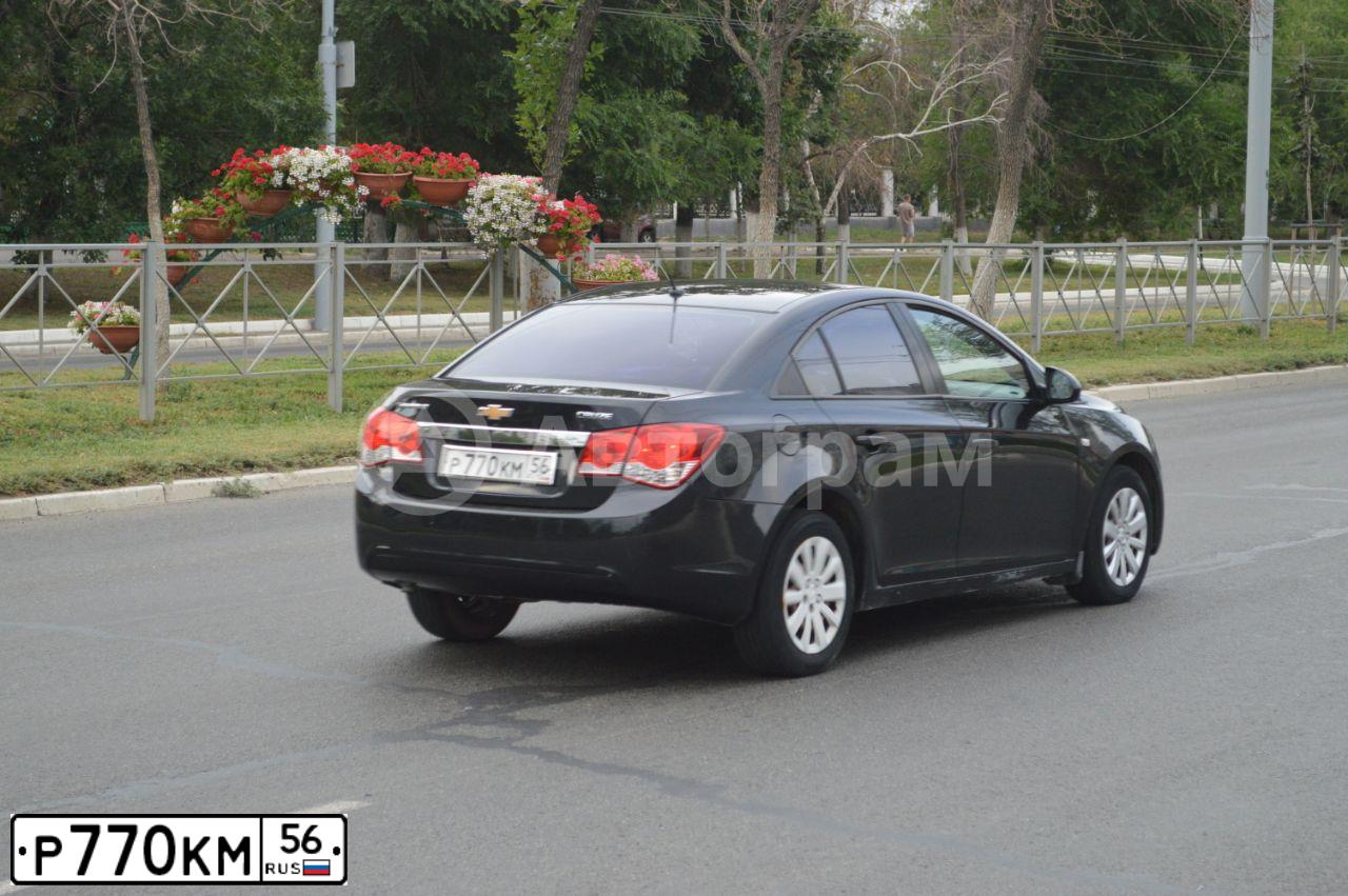 Фото автомобиля CHEVROLET CRUZE, 2011 — госномер Р770КМ56. Цвет: ЧЕРНЫЙ МЕТАЛЛИК