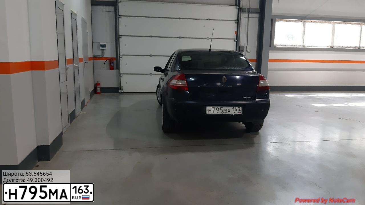 Фото автомобиля RENAULT MEGANE, 2007 — госномер Е507НВ763. Цвет: ТЕМНО-СИНИЙ
