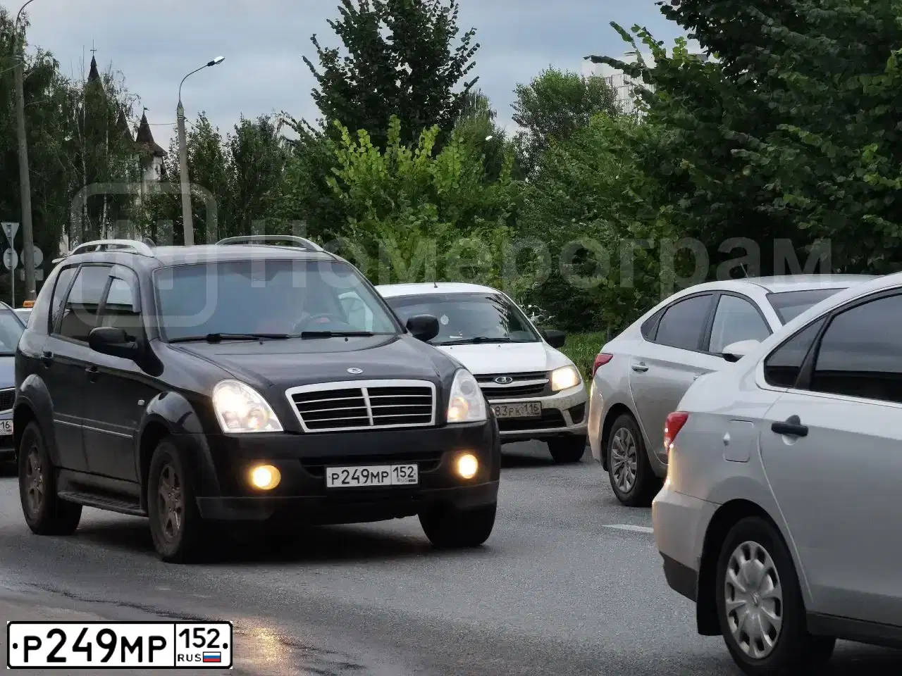 Фото автомобиля SSANGYONG REXTON, 2010 — госномер Х699АМ797. Цвет: ЧЕРНЫЙ