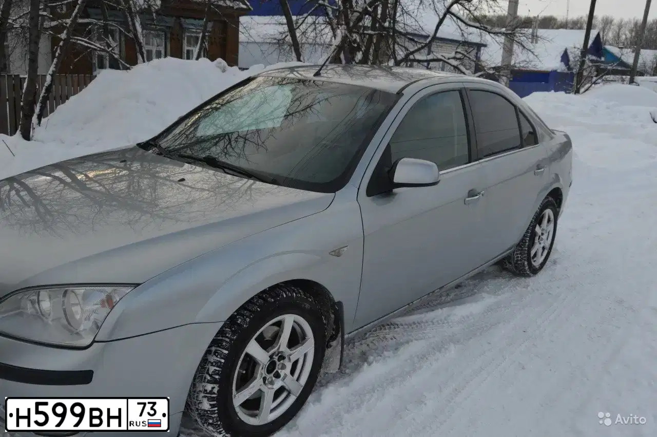 Фото автомобиля FORD MONDEO, 2006 — госномер Н599ВН73. Цвет: СЕРЕБРИСТЫЙ